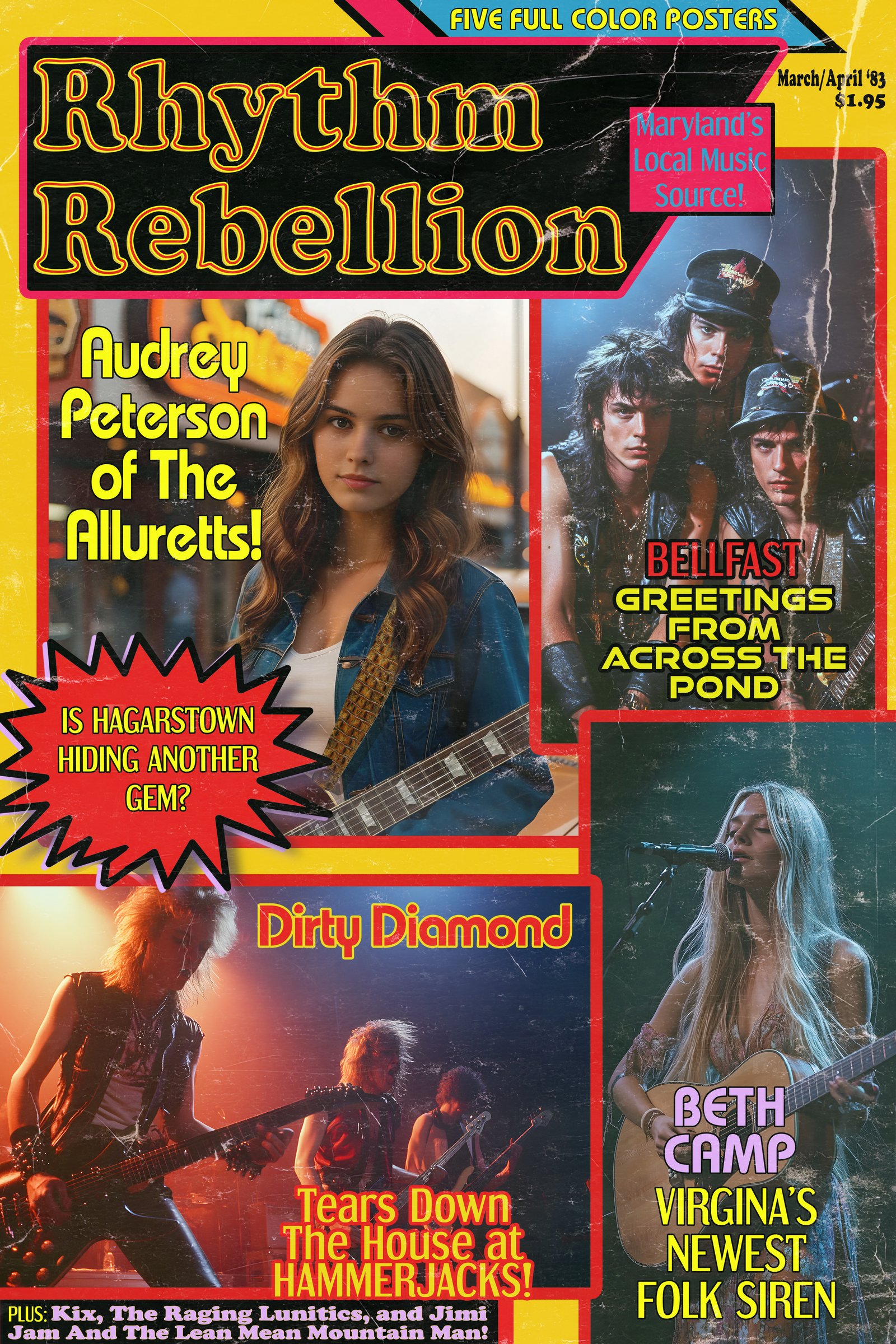 The Allurettes Article — Magazine Cover