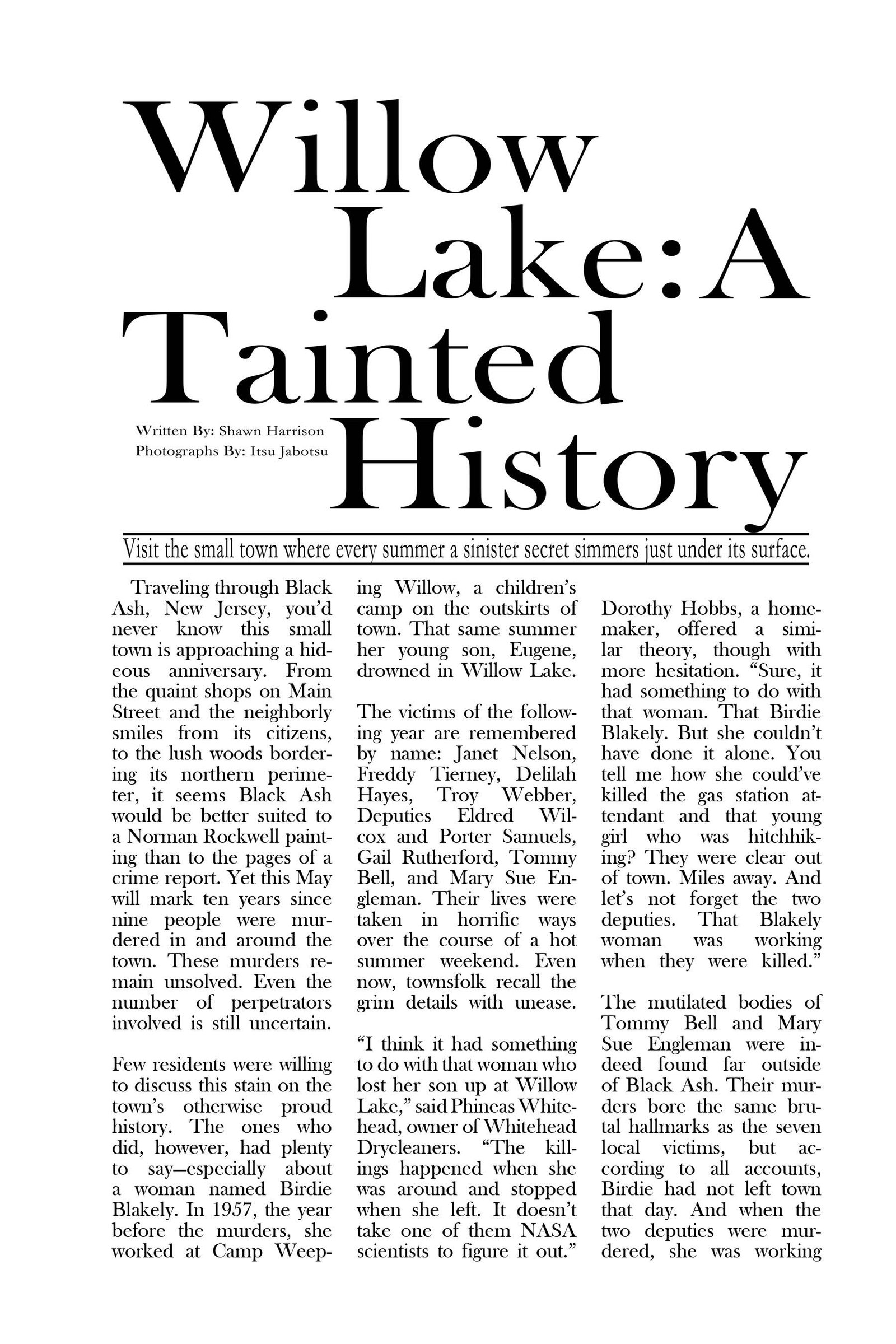 Tainted History - Page 1