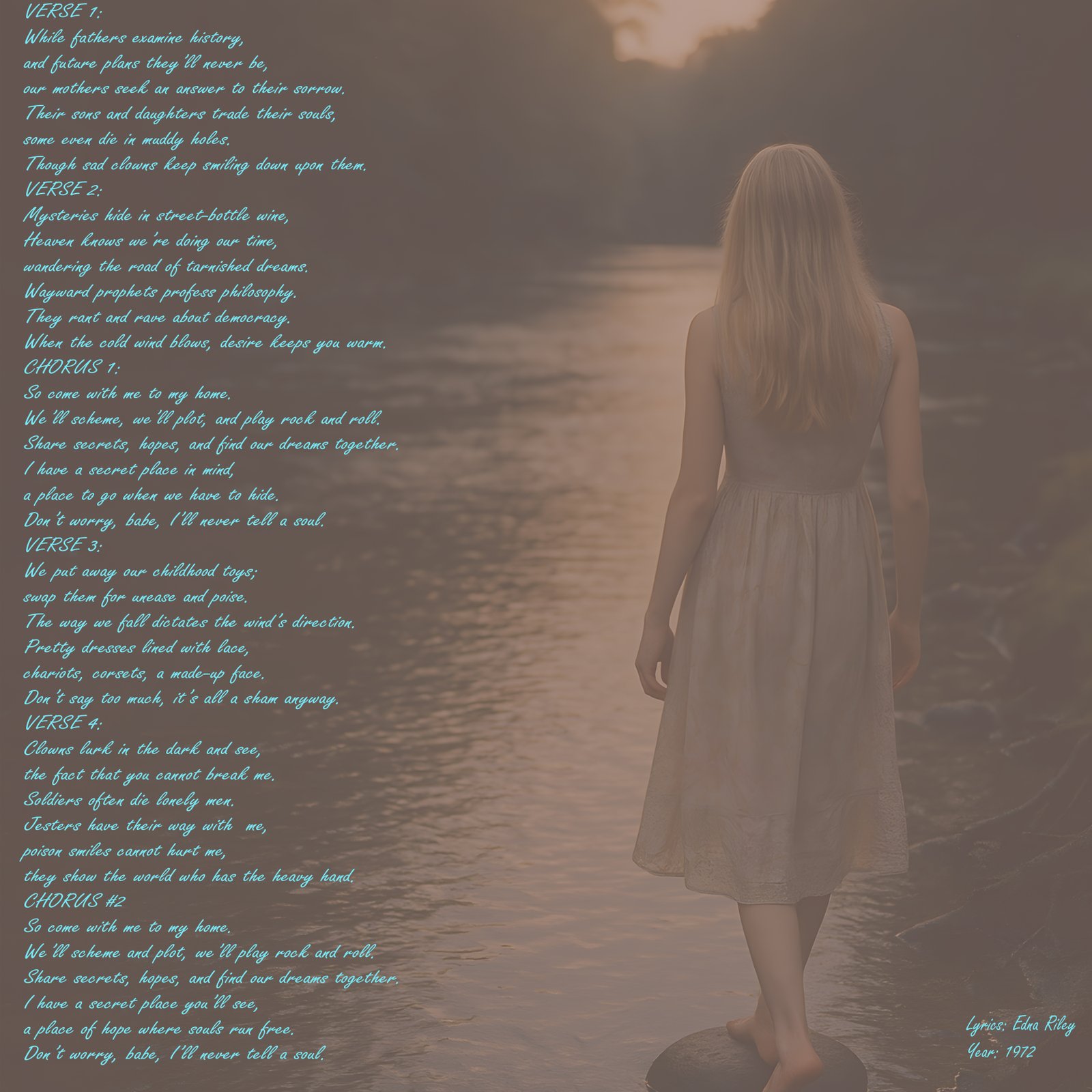 Lyrics poster for Secret Place